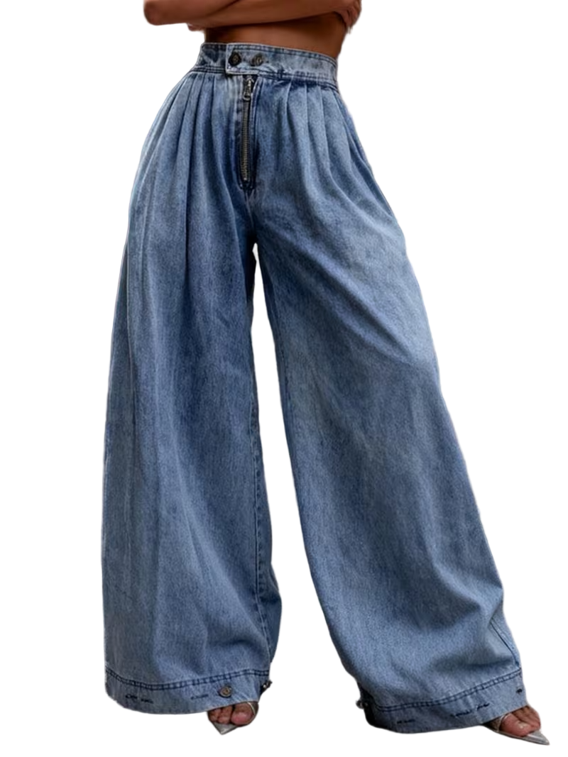 Women’s High-Rise Wide-Leg Pants